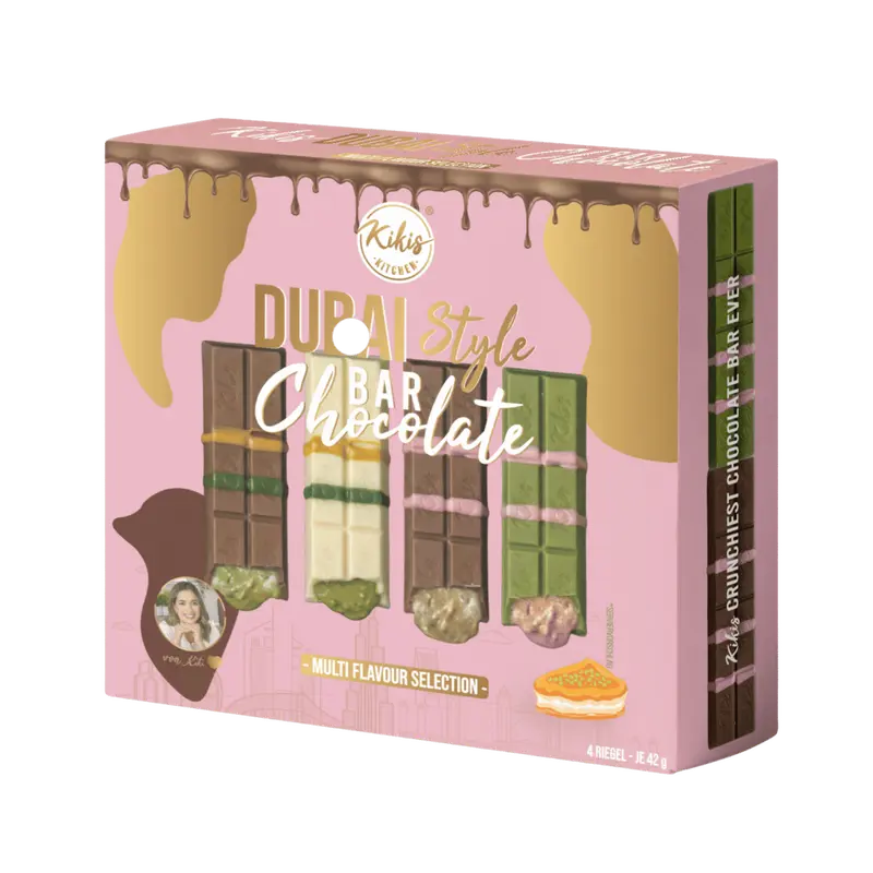 Kikis Dubai Style Bar Chocolate - MIX 🍫 4er