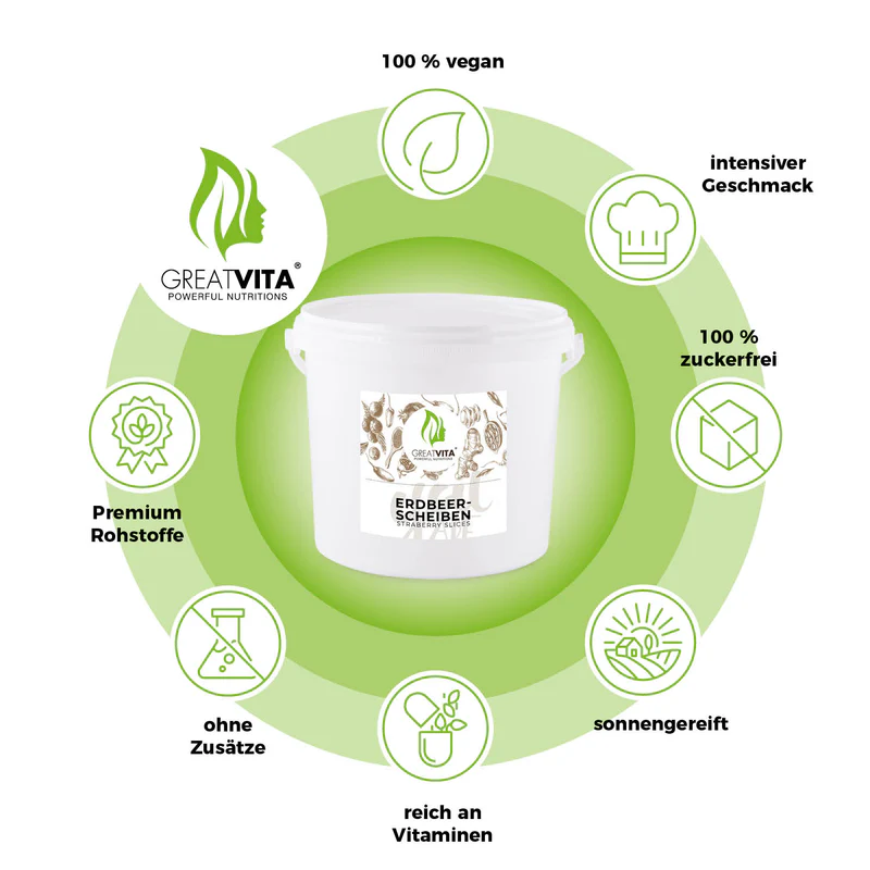 Himbeeren gefriergetrocknet · knusprige Vollfrucht ohne Zuckerzusatz · gefriergetrocknete Früchte · Freeze-Dried Raspberries - GreatVita - Image 2
